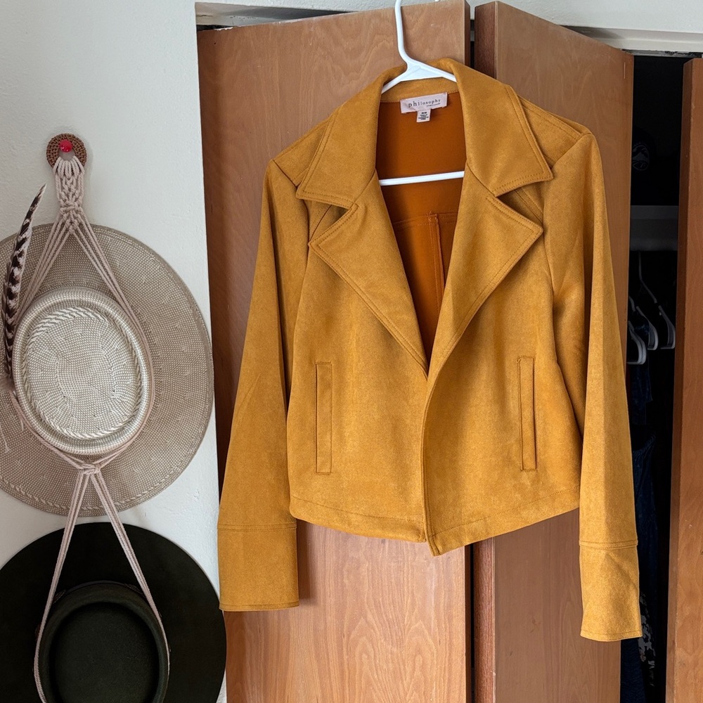 Philosophy Mustard Yellow Blazer